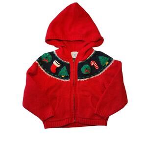 Heartstrings 24m christmas fair isle vintage sweater